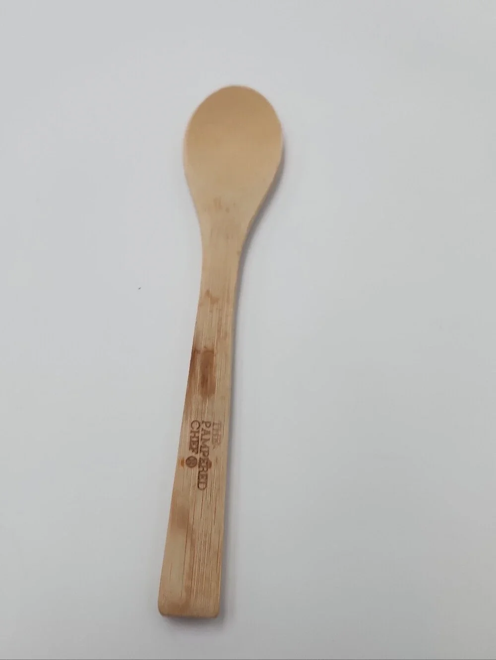 The Pampered Chef 7 Inch Bamboo Wooden Spoon And Tongs